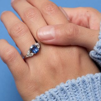 Bague Althea - Saphir Cornflower 1.92 carats