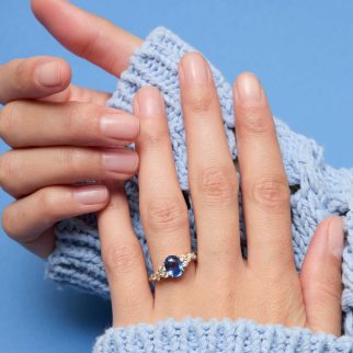 Bague Horana - Saphir Vivid Blue 1.71 carats