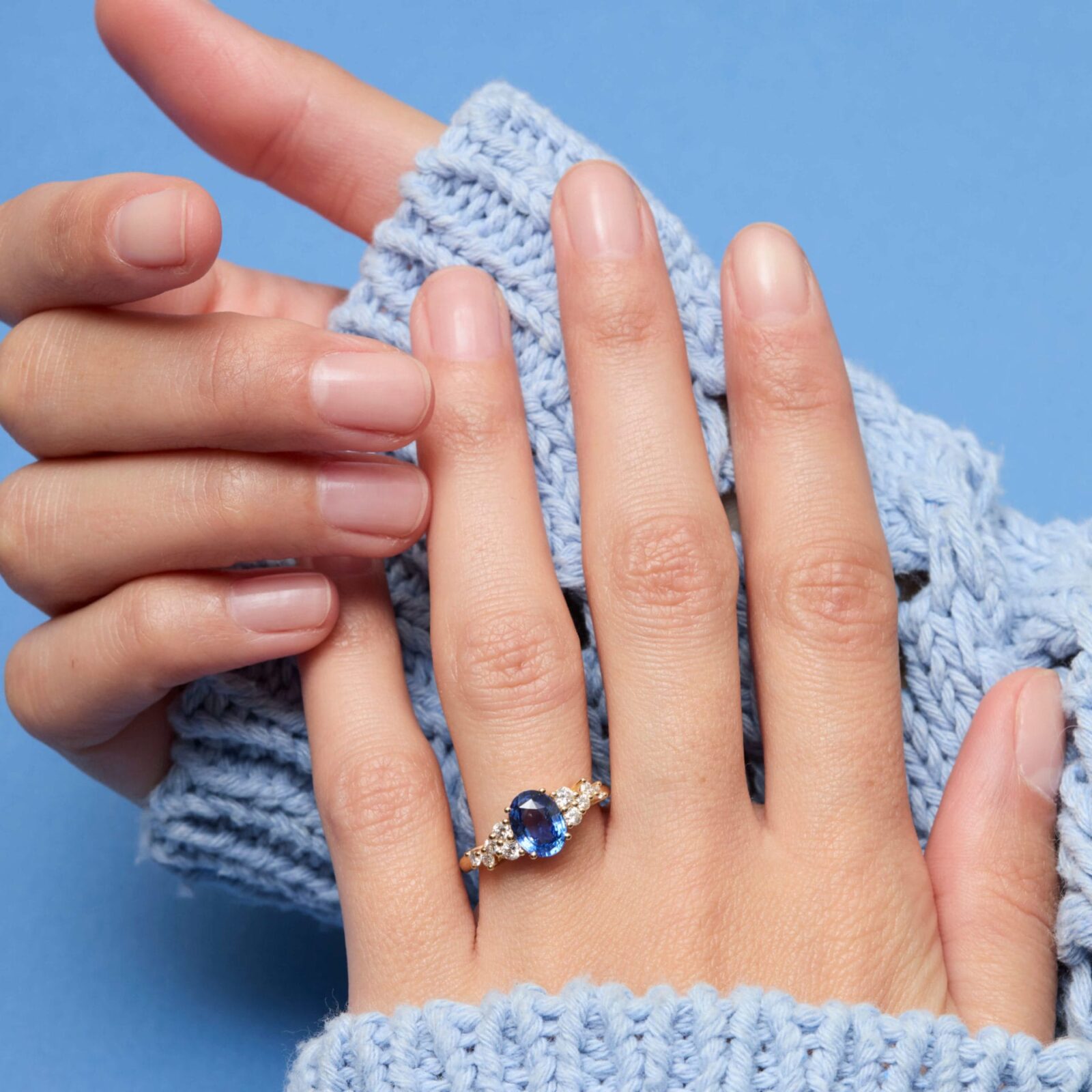 Bague Horana - Saphir Vivid Blue 1.71 carats – Image 2