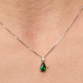 Collier Ceylan - Tsavorite 1.15 carats