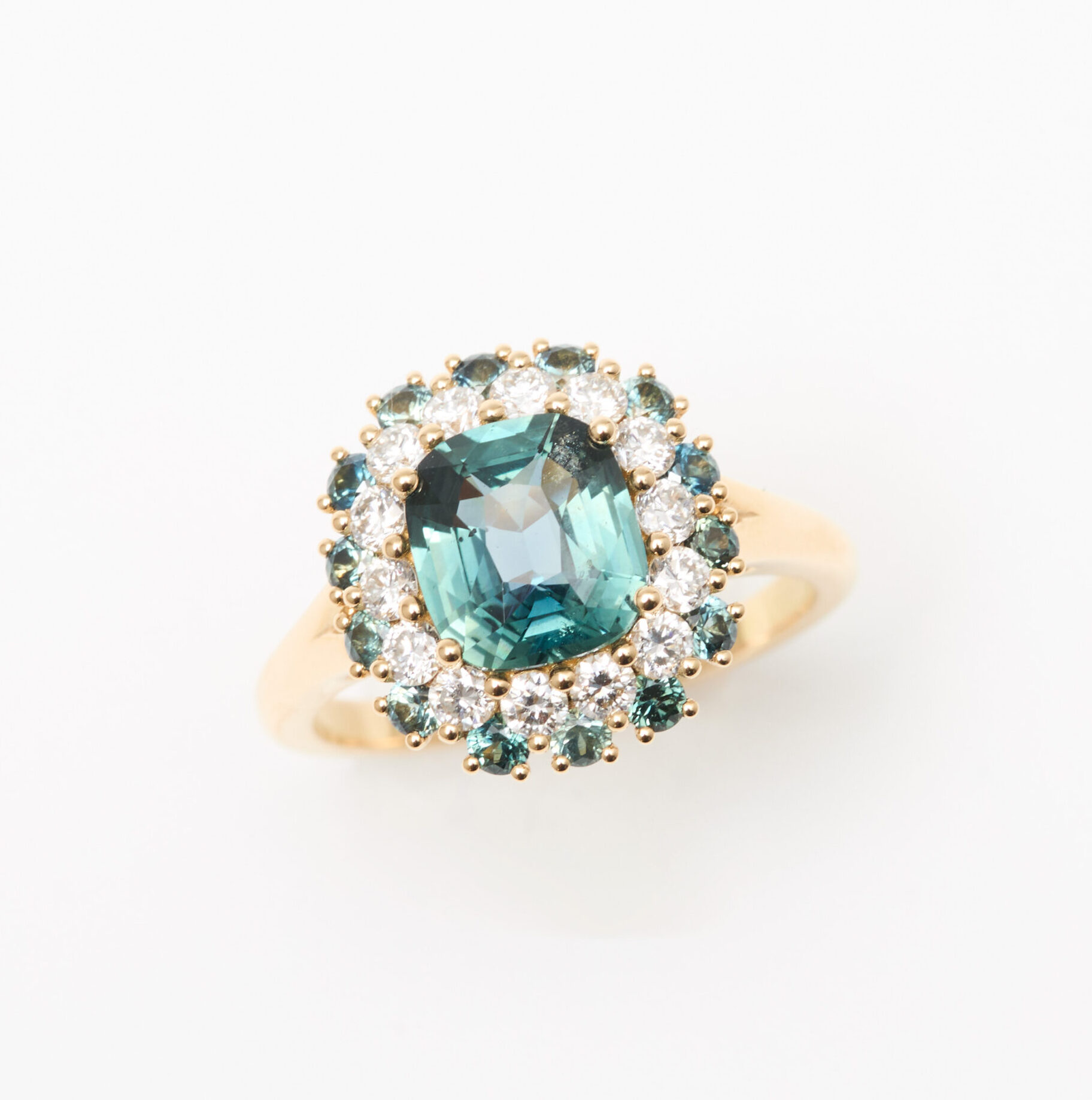 bague saphir teal