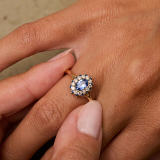 Bague Colombo - Saphir Cornflower 0.57 carats