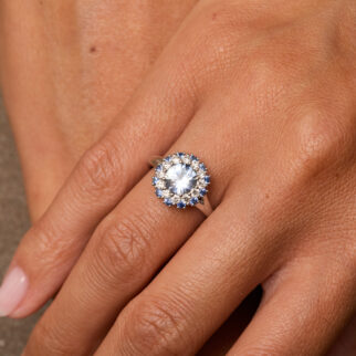 Bague Colombo - Saphir Pastel Blue 1.14 carats