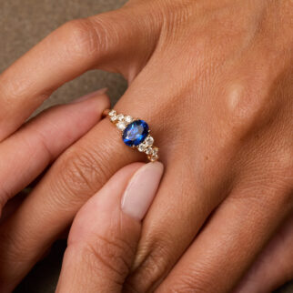 Bague Horana - Saphir Peacock 1.55 carats