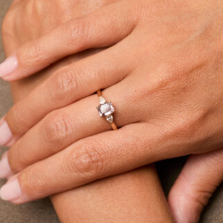 Bague Elahera - Saphir Lilas 1.12 carats