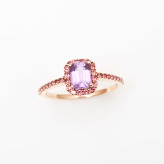 Bague Jaffna - Saphir Rose 1.02 carats
