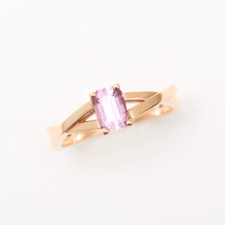 Bague Rosa - Saphir Rose 0.88 carats