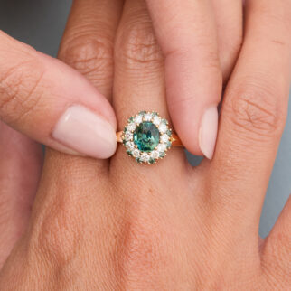 Bague Colombo - Saphir Teal 1.67 carats
