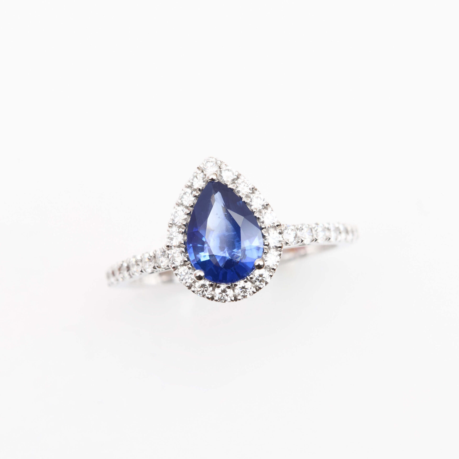 Bague Jaffna - Saphir Vivid Blue 1.02 carats
