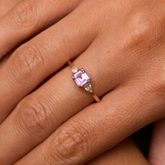 Bague Elahera - Saphir Lilas 1.09 carats