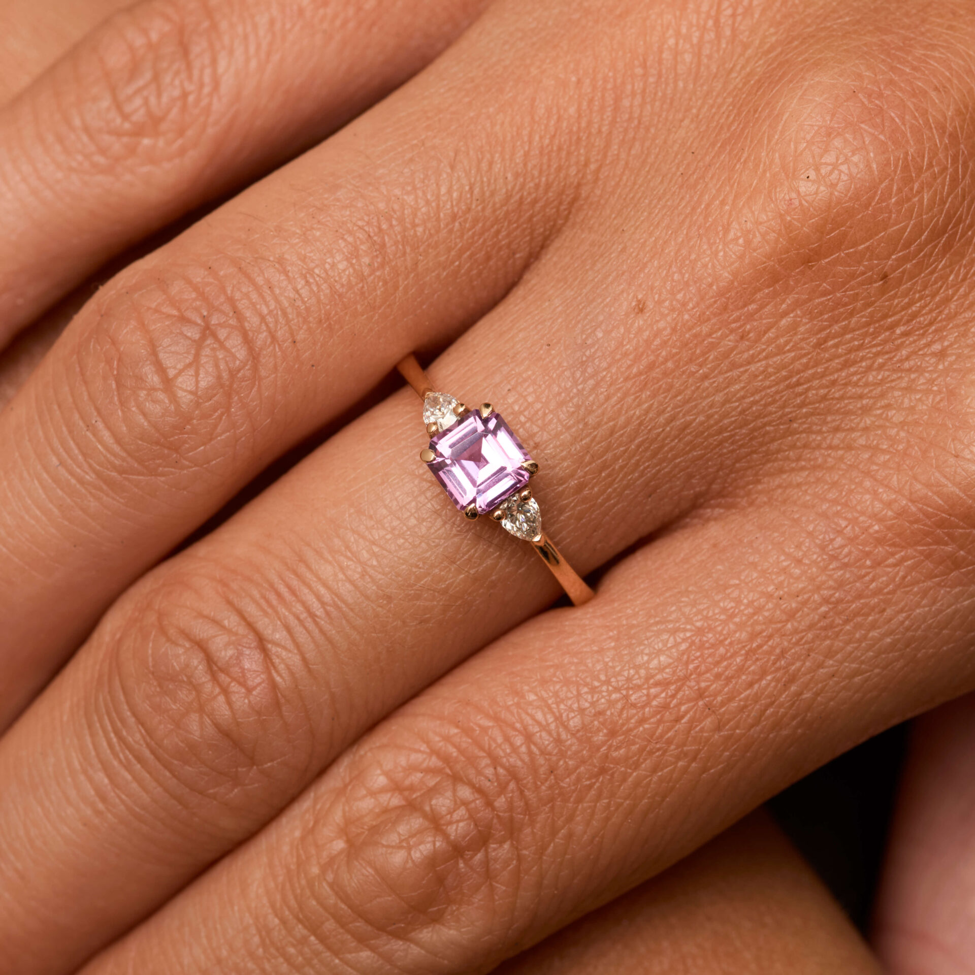 Bague Elahera - Saphir Lilas 1.09 carats – Image 2