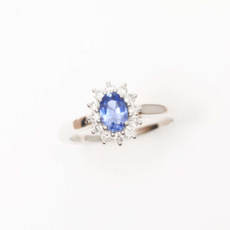 Bague Lily Ella - Saphir Cornflower 0.58 carats