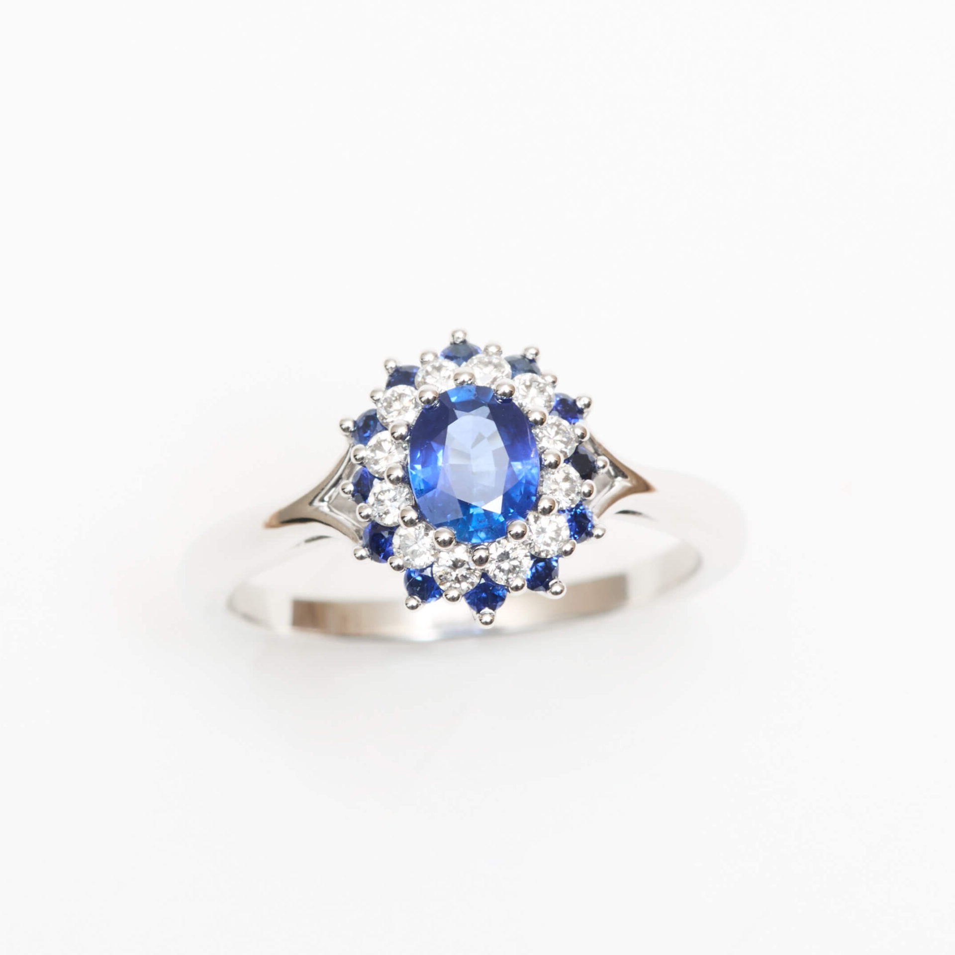 Bague Colombo - Saphir Peacock 0.49 carats