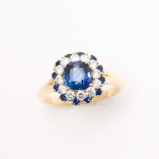 Bague Colombo - Saphir Vivid Blue 1.60 carats