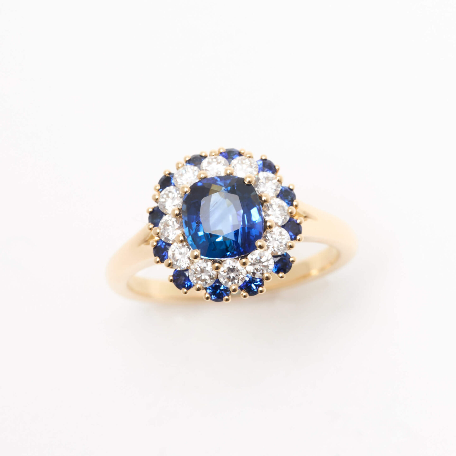 Bague Colombo - Saphir Vivid Blue 1.60 carats