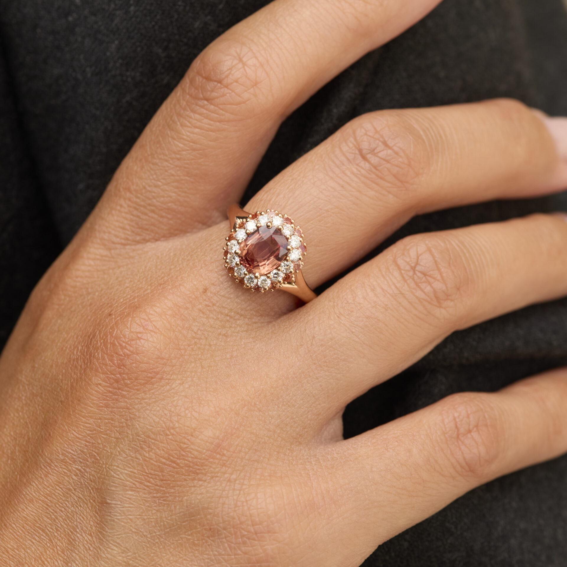 Bague Colombo - Saphir Padparadscha 1.63 carats – Image 4