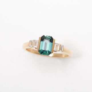 Bague Esmeralda - Saphir Teal 1.50 carats