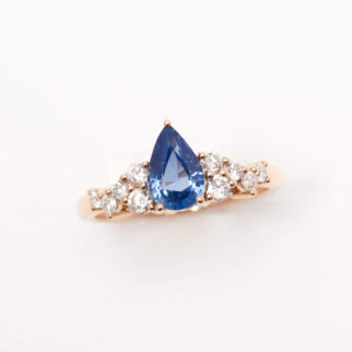 Bague Horana - Saphir Teal Indigo 1.16 carats