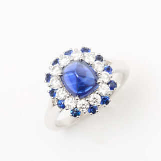 Bague Colombo - Saphir Peacock 2.14 carats