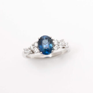 Bague Horana - Saphir Teal Indigo 1.85 carats