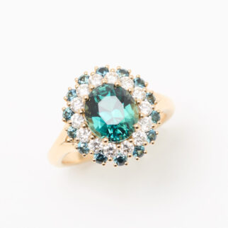 Bague Colombo - Saphir Teal 3.08 carats