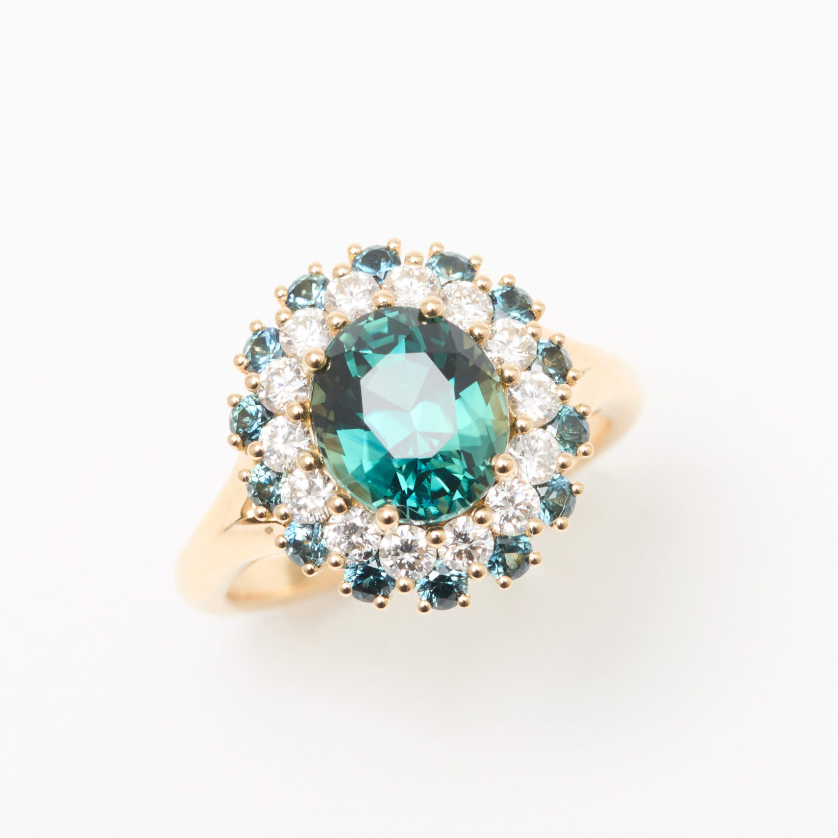 Bague Colombo - Saphir Teal 3.08 carats