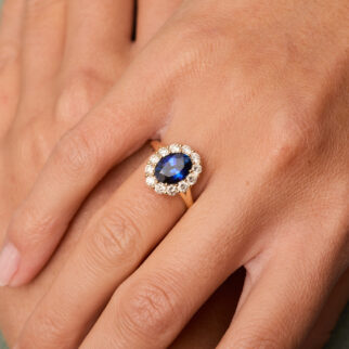 Bague Matara - Saphir Peacock 2.49 carats