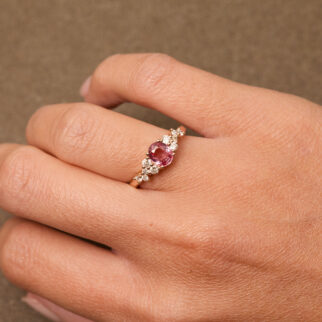 Bague Horana - Saphir Padparadscha 0.85 carats