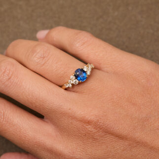 Bague Horana - Saphir Peacock 1.16 carats