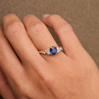 Bague Horana - Saphir Peacock 1.15 carats