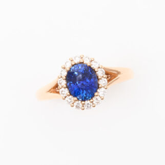 bague saphir peacock