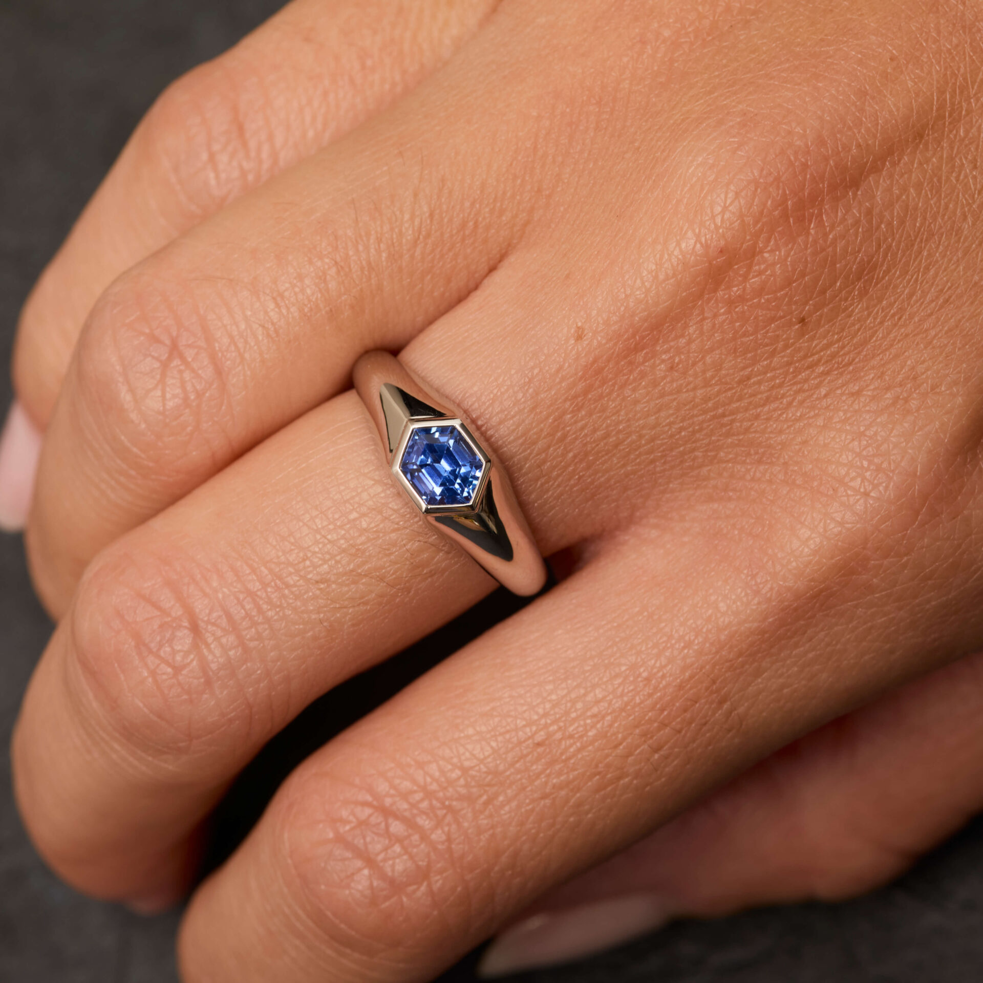 Bague Bold - Saphir Cornflower 1.01 carats – Image 2
