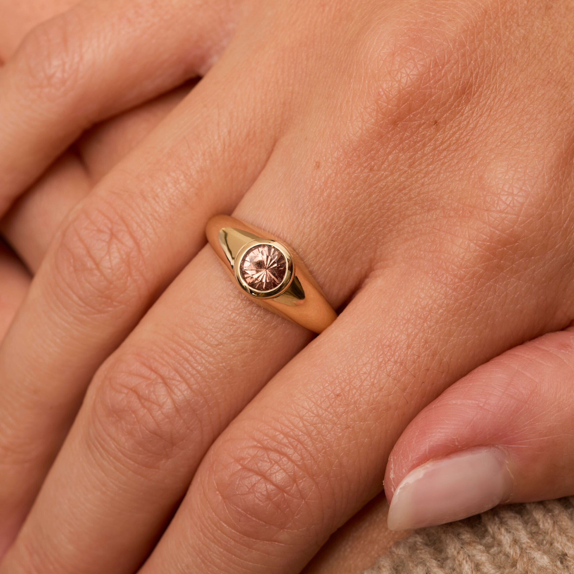 Bague Bold - Saphir Cognac 1.21 carats – Image 2