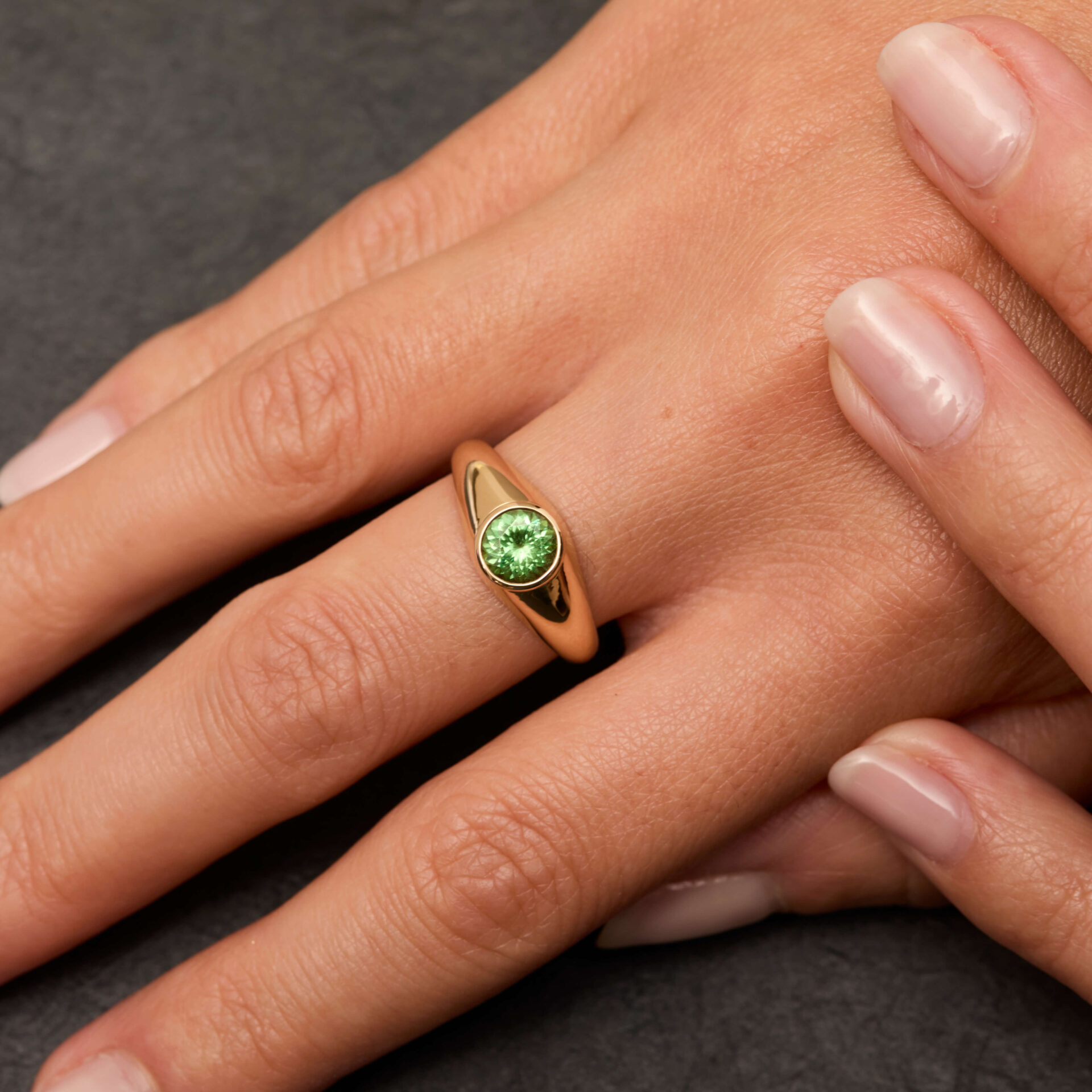 Bague Bold - Tsavorite 0.96 carats – Image 2