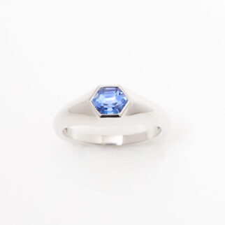Bague Bold - Saphir Cornflower 1.01 carats