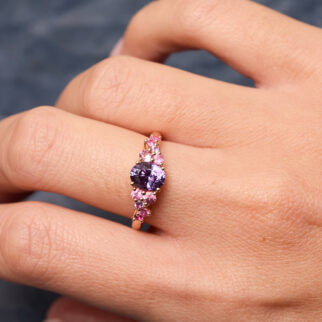 Bague Horana Rainbow - Saphir Violet 1.38 carats