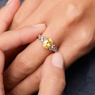 Bague Horana Rainbow - Saphir Jaune 2.04 carats