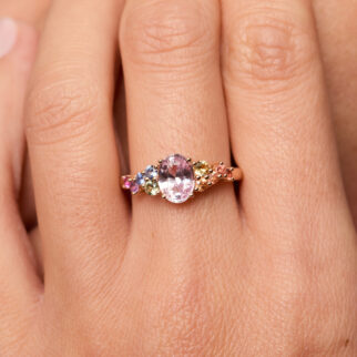 Bague Horana Rainbow - Saphir Rose 1.41 carats