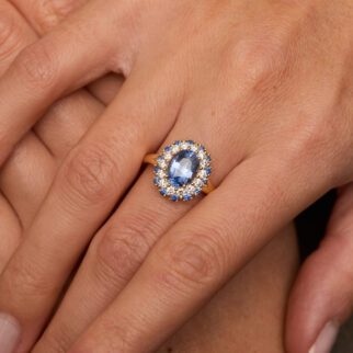 Bague Colombo - Saphir Cornflower 2.03 carats