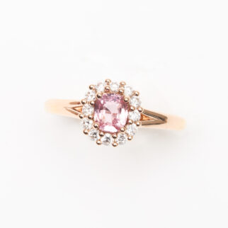 bague saphir padparadscha