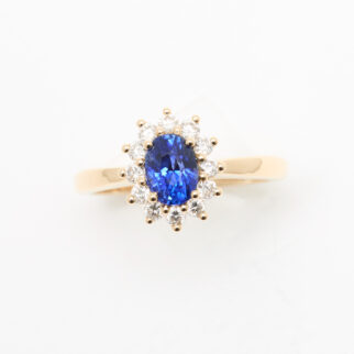 bague saphir peacock