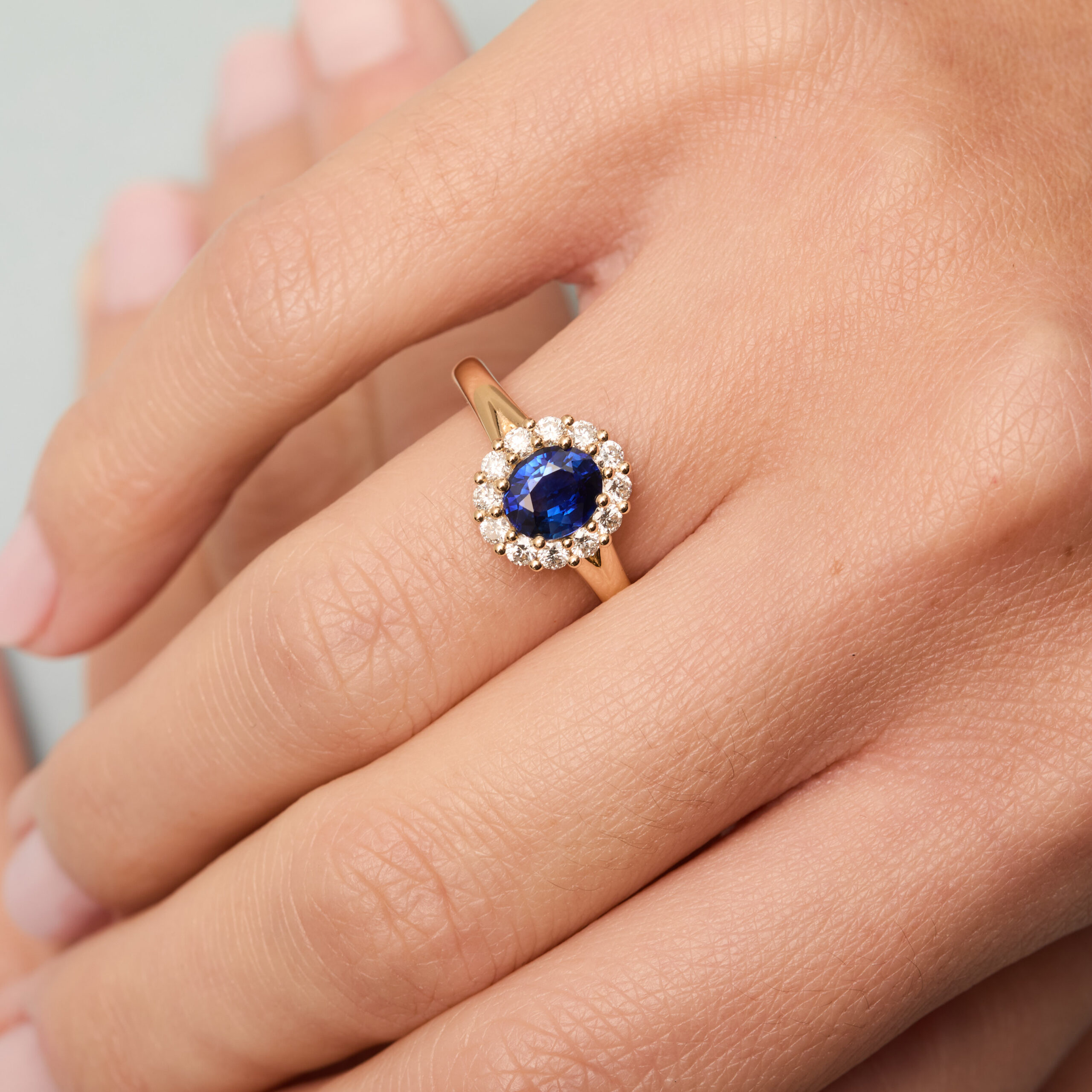 Bague Saphir Bleu