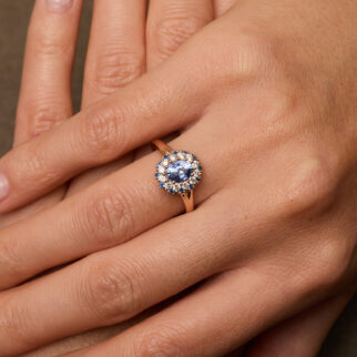 Bague Colombo - Saphir Cornflower 1.03 carats