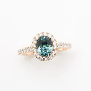bague saphir teal