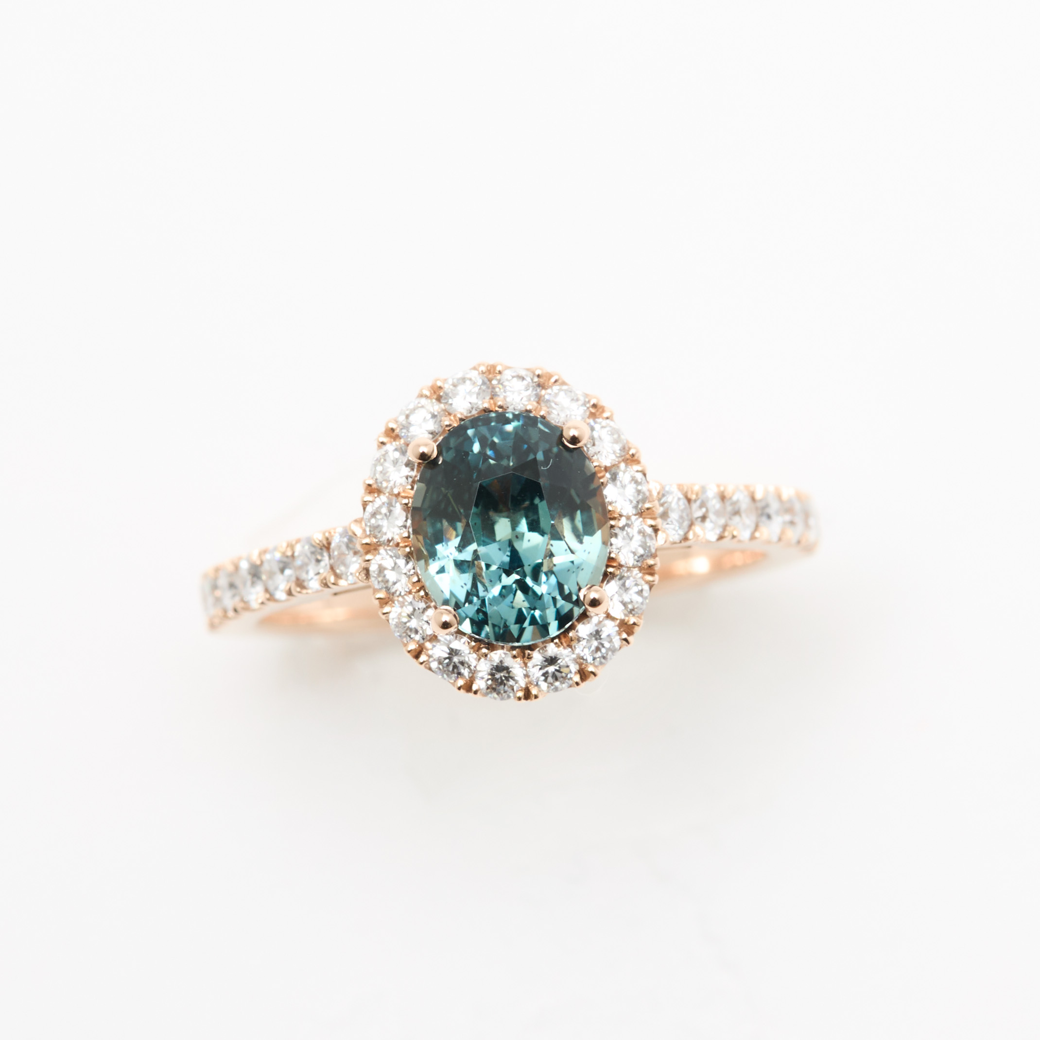 bague saphir teal