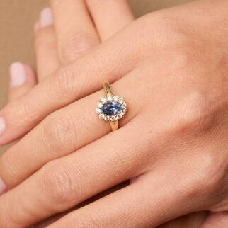 Bague Matara - Saphir Cornflower 1.01 carats
