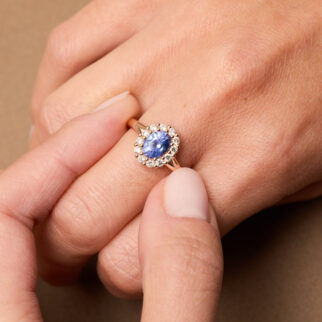 Bague Matara - Saphir Cornflower 1.22 carats