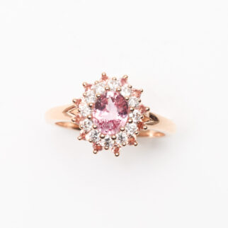 bague saphir padparadscha
