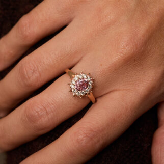 Bague Colombo - Saphir Padparadscha 1.00 carats