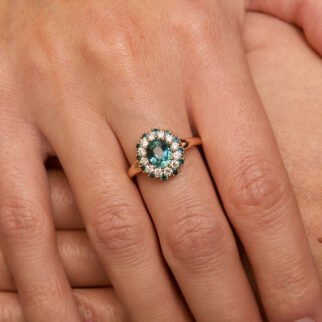 Bague Colombo - Saphir Teal 1.51 carats